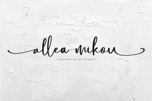 Allea Mikou: The Script Font That Elevates Small Business Branding