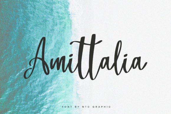 Amittalia: A Charming Script Font for Editorial Design