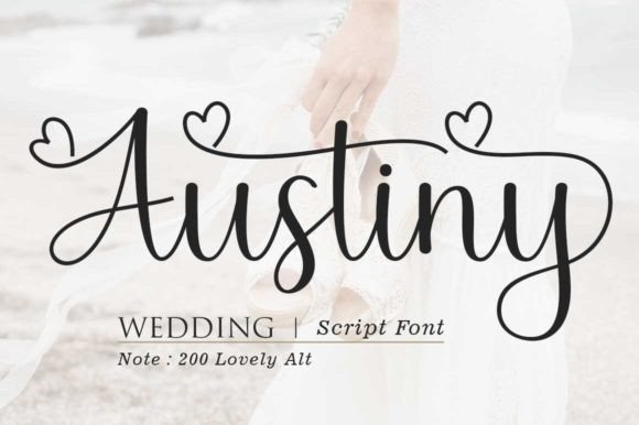 Austiny: A Playful Script Font for Handmade Brands