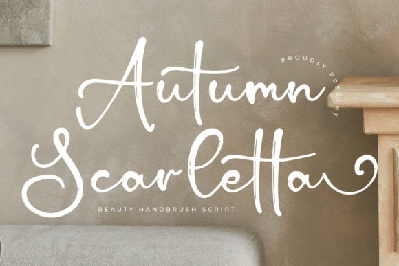 Autumn Scarletta: A Warm Script Font for Web Design