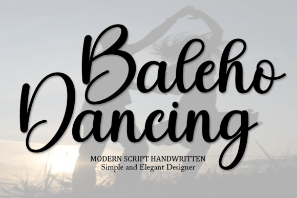 Baleho Dancing: A Handwritten Font for Modern Web Design
