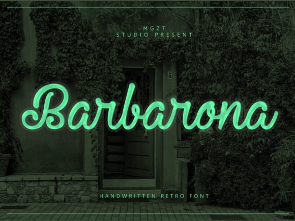 Barbarona Font Review: A Playful Script for Web Headers