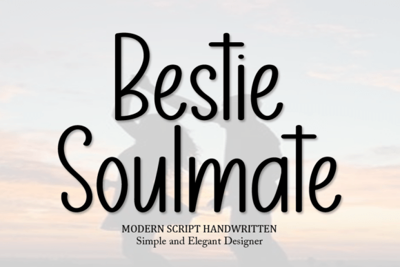 Bestie Soulmate: The Quirky Script Font for Handmade Brands