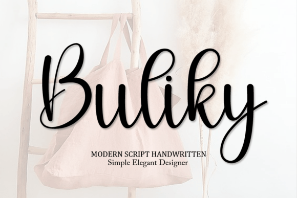 Buliky Font Review: A Handwritten Script for Modern Web Design