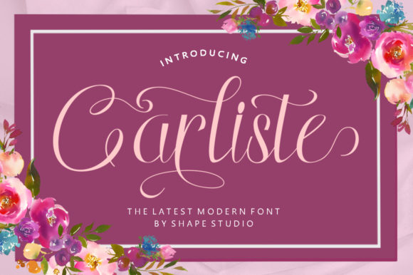 Carliste Font Review: A Script Typeface for Web Headers