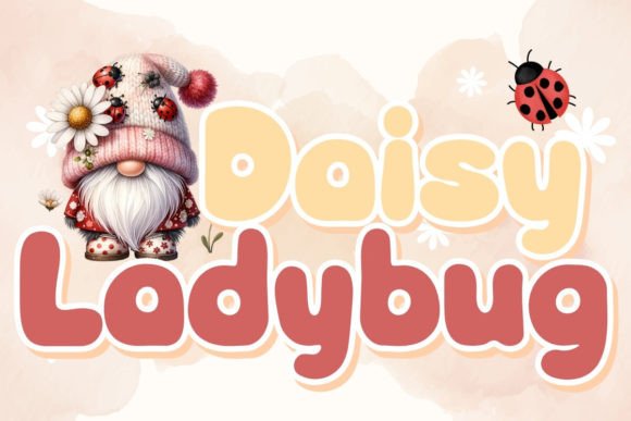 Daisy Ladybug: A Whimsical Script Font for Editorial Design