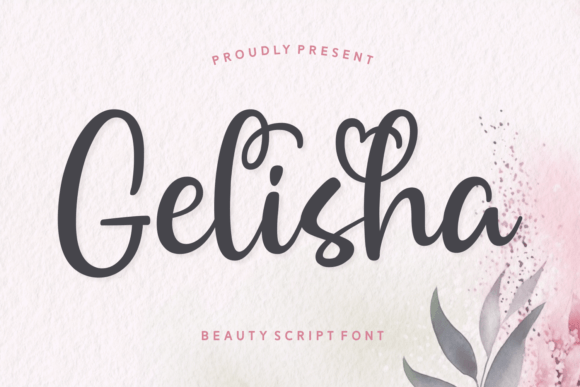 Gelisha: A Versatile Script Typeface for Editorial Design