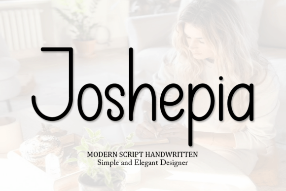 Joshepia: A Quirky Script Font for Editorial Charm