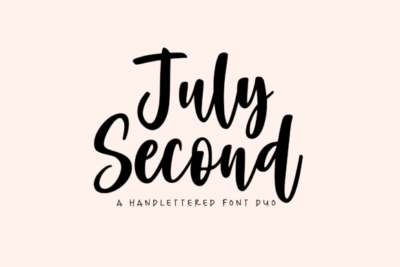 July Second Font Review: A Happy Script for Web Headers