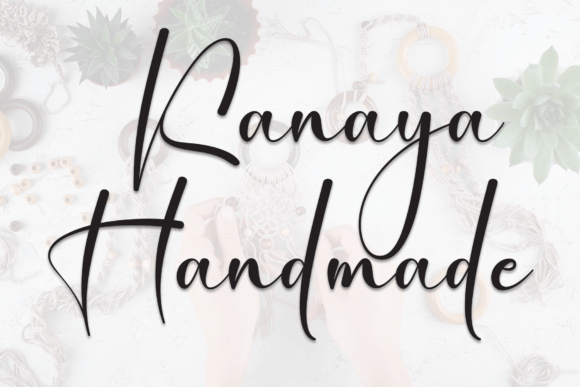 Kanaya Handmade: The Script Font That Elevates Brand Identity