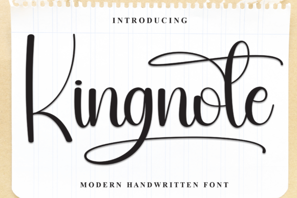 Kingnote: A Premium Script Font for Modern Web Design