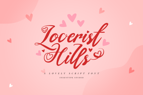 Loverist Hills: A Script Typeface for Modern Web Design