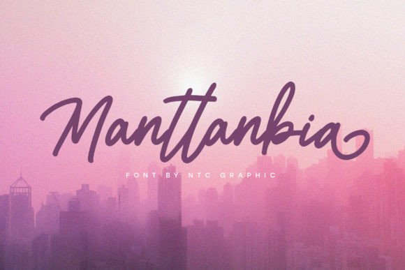 Manttanbia: A Minimalist Script Font for Modern Branding