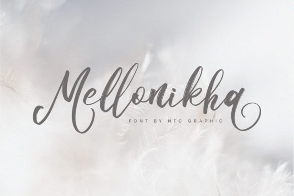 Mellonikha: A Modern Script Font for Web Headers