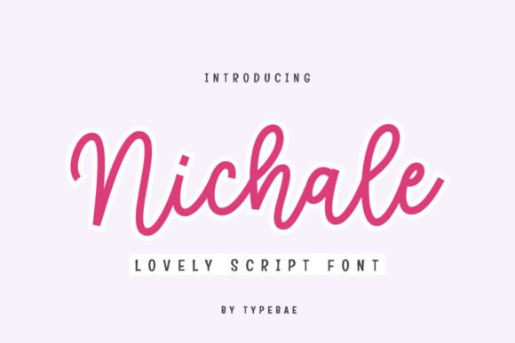 Nichale Font: A Gentle Script for Editorial Design