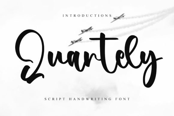 Quartely Font Review: A Sweet Script for Campaigns