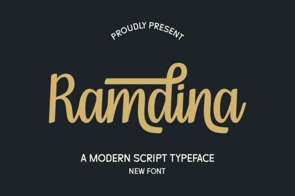 Ramdina Review: A Script Font for Bold Brand Identity