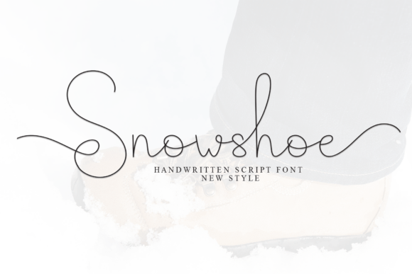 Snowshoe Font: A Handwritten Typeface for Warm Branding