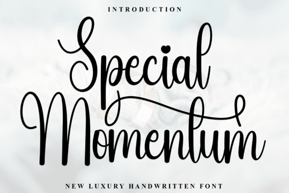Special Momentum: A Handwritten Font for Warm Branding