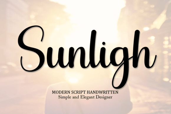 Sunligh Font: A Handwritten Script for Editorial Design
