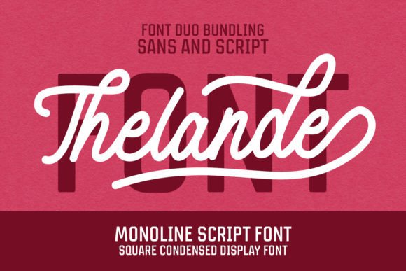 Thelande Font: Elevate Your Handmade Brand with Style